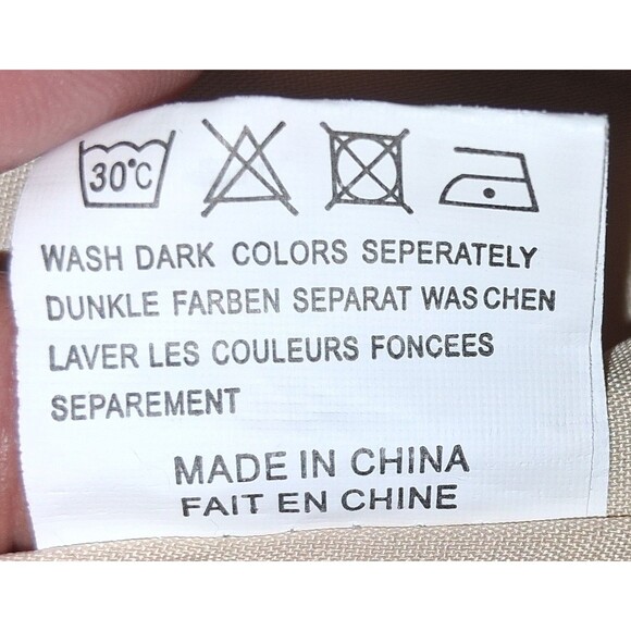 Qearal Oversized V-Neck Blouse Women's Plus Size XXL Beige EUC - Picture 6 of 10